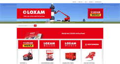 Desktop Screenshot of loxam.nl