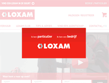 Tablet Screenshot of loxam.be